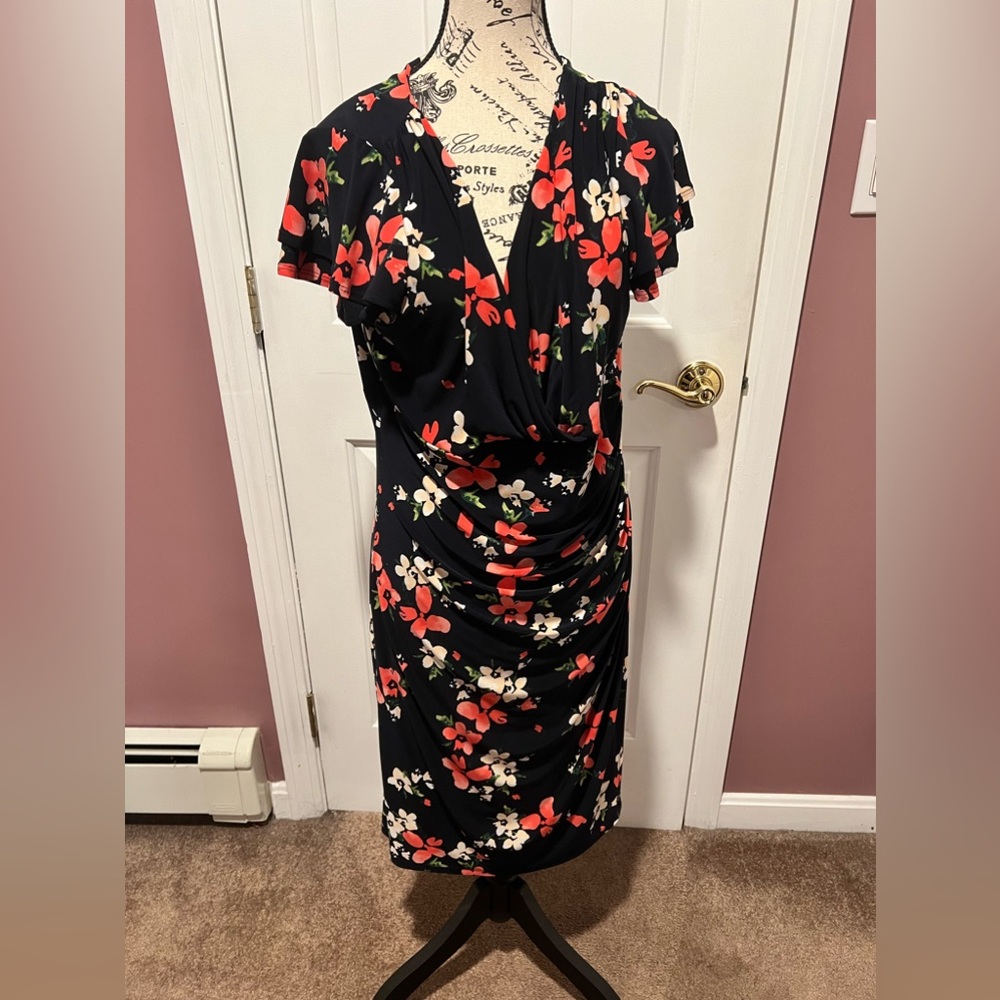 Flowered Ralph Loren dress